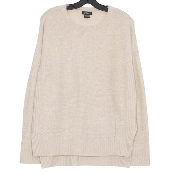 Pure Amici Sweater Cashmere Old Money Quiet Luxury Minimalist Neutral Medium - Picture 1 of 7